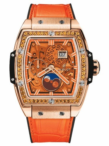 AAA Replica Hublot Spirit Of Big Bang Moonphase King Gold Orange Watch 647.OX.5381.LR.1206